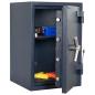 Preview: Rottner Wertschutzschrank EN 1 Exklusiv Titan Fire 65 Doppelbartschloss blau T06469